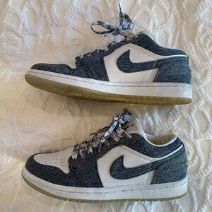 RARE Womens Nike Low Air Force One Denim 7